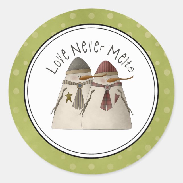 Holiday Envelope Seals Stickers (Front)