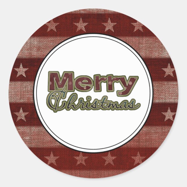 Holiday Envelope Seals Stickers (Front)