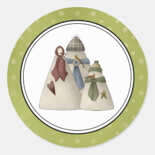 Holiday Envelope Seals Stickers