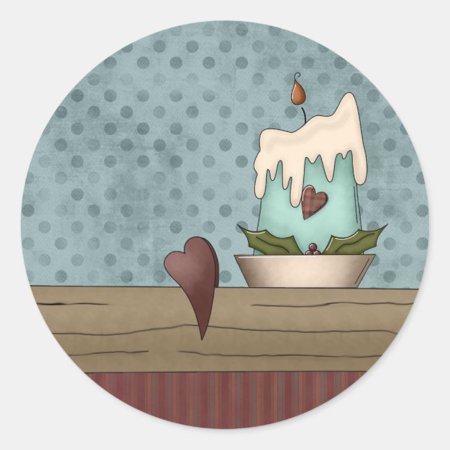 Holiday Envelope Seals Stickers (Front)