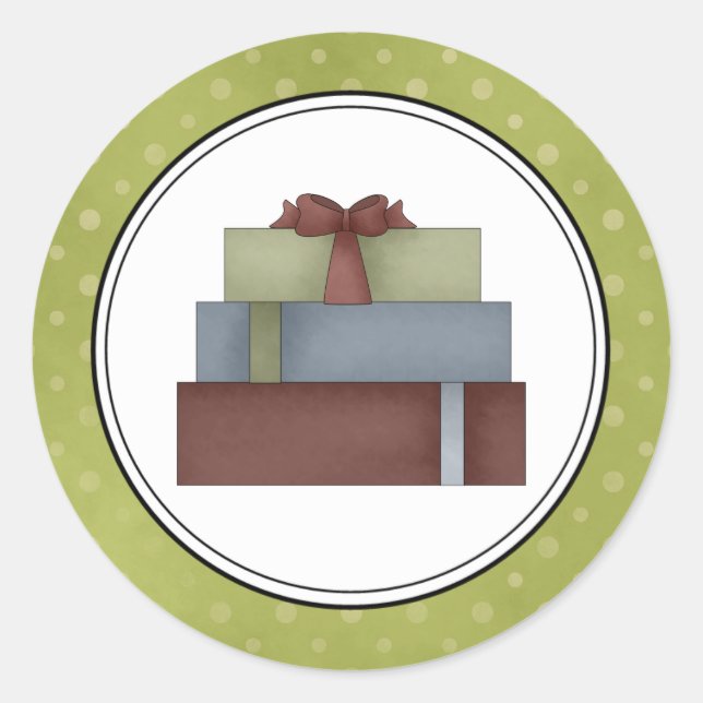 Holiday Envelope Seals Stickers (Front)