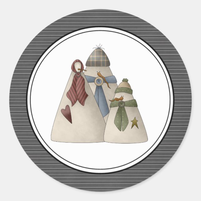 Holiday Envelope Seals Stickers (Front)