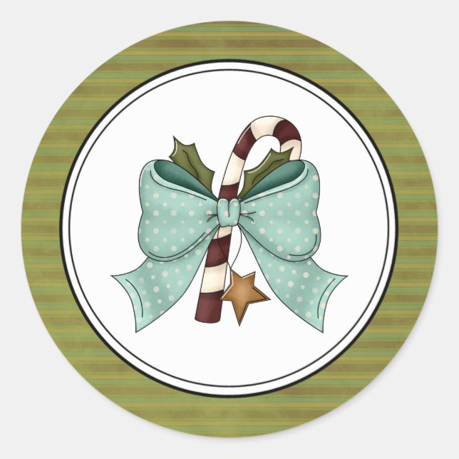 Holiday Envelope Seals Stickers (Front)