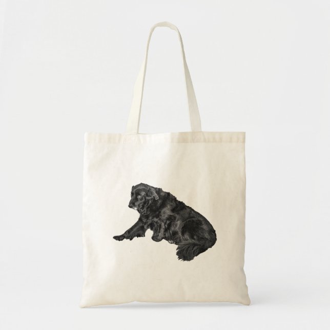 Holiday Errands with Watchful Lounger Tote Bag (Front)
