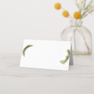 Holiday Evergreen Place Cards