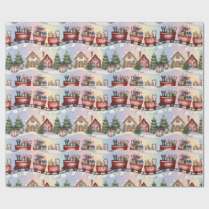Holiday Express Wrapping Paper – Christmas Village