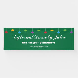 Holiday Fair Ornaments Vendor Banner