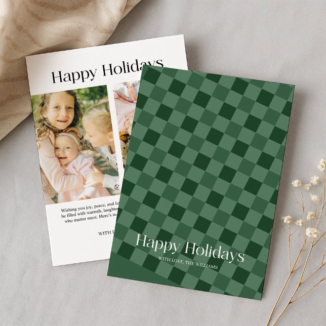 Holiday Family 2 Photo Card (Creator Uploaded)