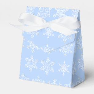 Holiday Favour Treat Box-Snowflakes Favour Box