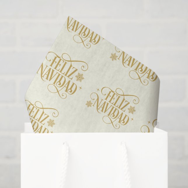 Holiday Feliz Navidad Tissue Paper (Gift Bag)