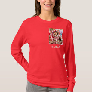 Holiday female Chihuahua Beach Relaxation (Red) T-Shirt