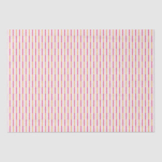 Holiday Festive Pink Candy Stripe Tissue Paper