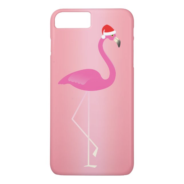 Holiday Flamingo iPhone 7 in Rose Case-Mate iPhone Case (Back)