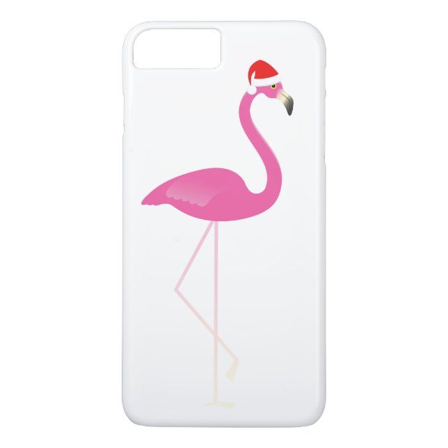 Holiday Flamingo iPhone 7 in white Case-Mate iPhone Case (Back)