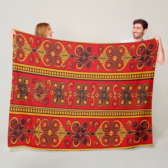 Holiday  fleece blanket (In Situ)