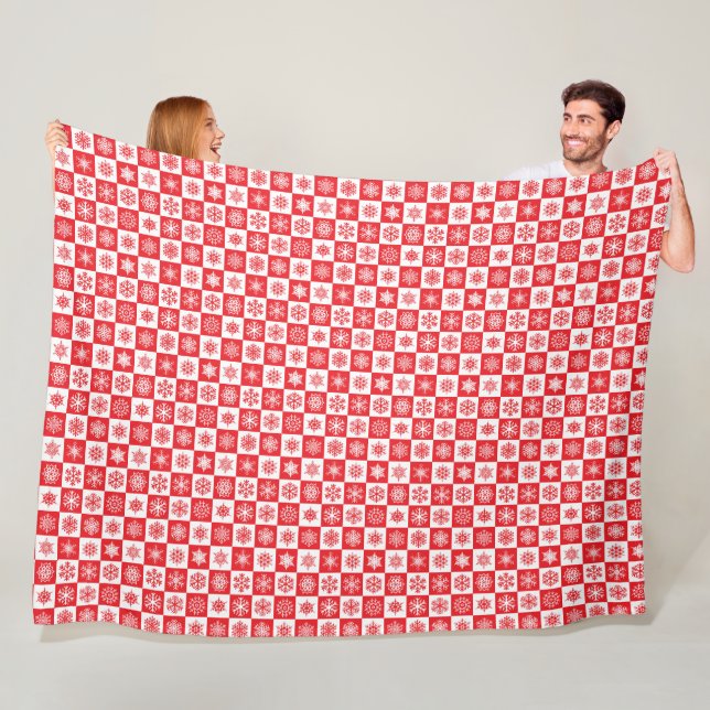Holiday Fleece Throw Blanket (In Situ)
