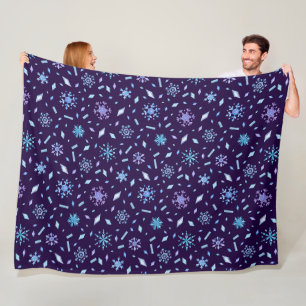 Holiday Fleece Throw Blanket
