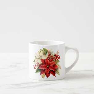 Holiday Floral Espresso Cup