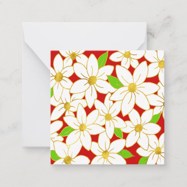 Holiday Flowers Card (Front)