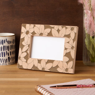 Holiday Flowers Etched Frames