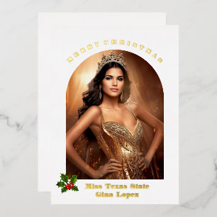 Holiday Foil Photo Card