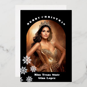Holiday Foil Photo Card