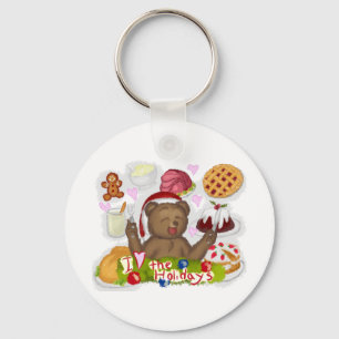 Holiday Food Key Ring