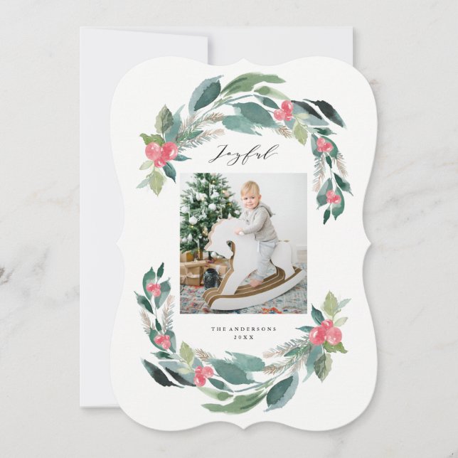 Holiday Forest Photo Card (Front)