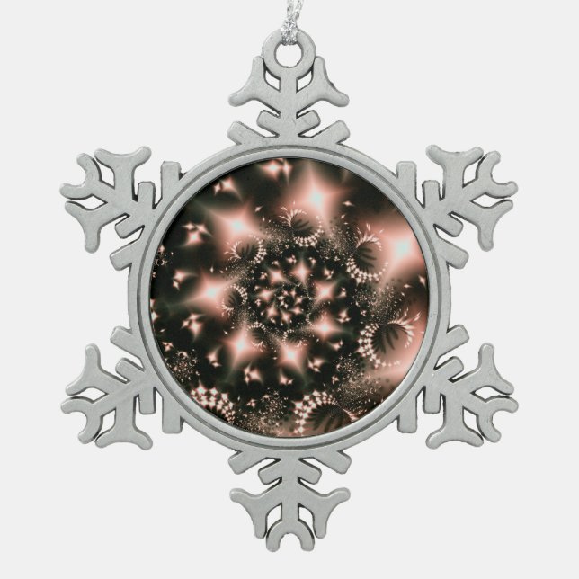 Holiday Fractal Snowflake Ornament (Front)