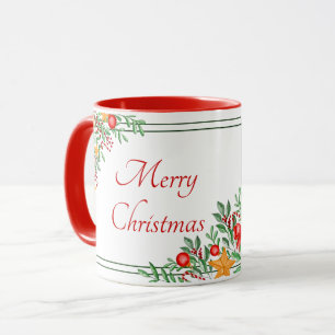 Holiday frame custom mug