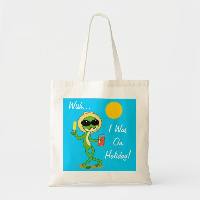 Holiday Frog Tote Bag (Front)