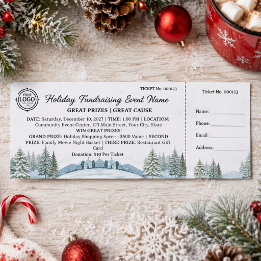 Holiday Fundraiser School Christmas Trees Event