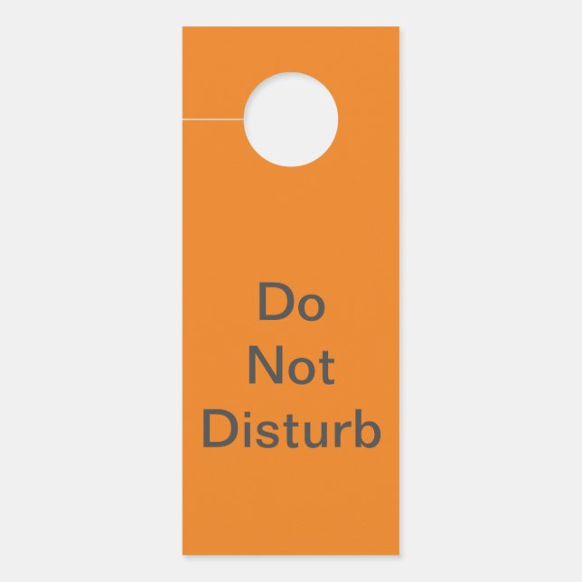 Holiday, Funny & Hotel Door Hangers — Print Custom (Front)