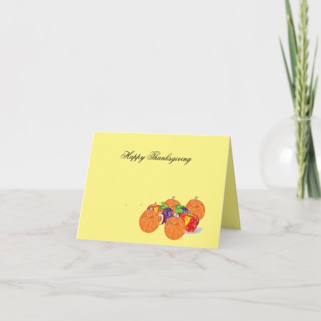 Holiday G Card : Thanksgiving Blessing (Front)