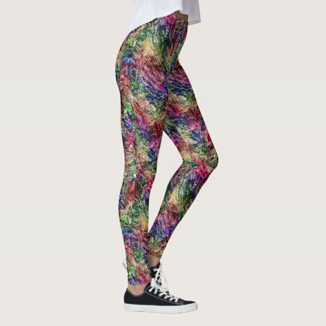 Holiday Garland Multi-Colour Leggings (Right)