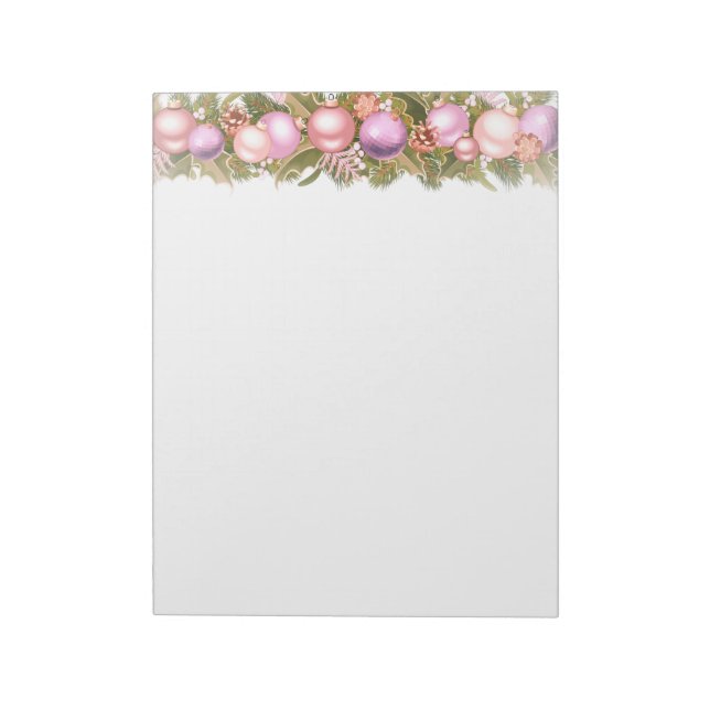 Holiday Garland Notepad (Rotated)