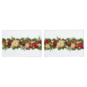 Holiday Garland Pillowcase Set
