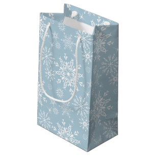 Holiday Gift Bag-Snowflakes Small Gift Bag