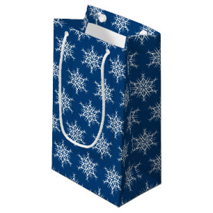 Holiday Gift Bag-Snowflakes Small Gift Bag