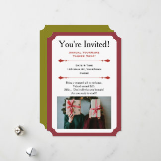 Holiday Gift Exchange Party Invitation