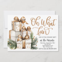 Holiday Gift Party Invitation