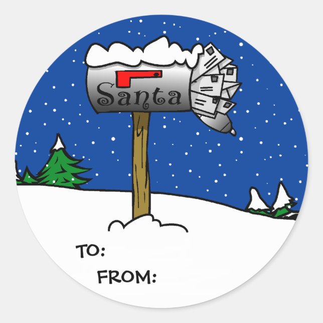 Holiday Gift Stickers (Front)