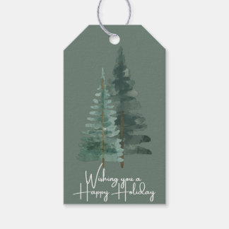 Holiday Gift Tag | Green Wrapping Tag Set