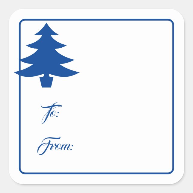 Holiday Gift Tag Stickers (Front)