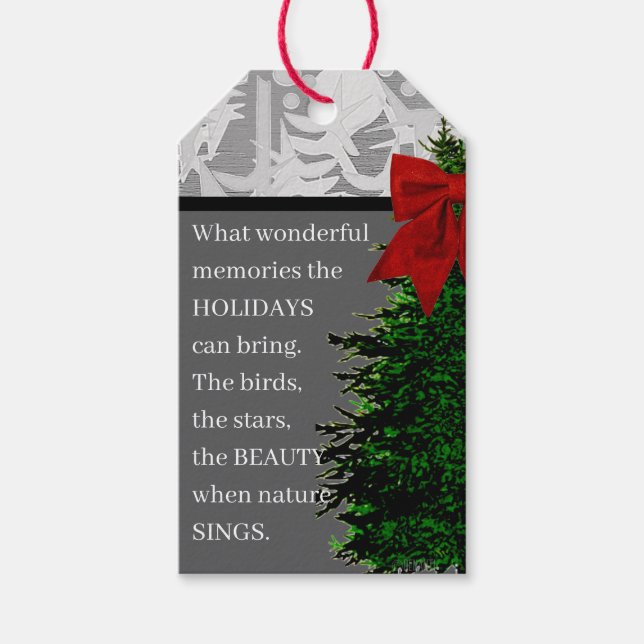 HOLIDAY  GIFT TAGS (Front)