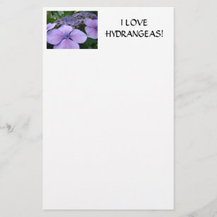 HOLIDAY GIFTS Friends I LOVE HYDRANGEAS Stationery