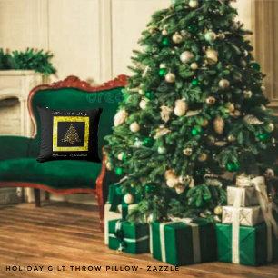 Holiday Gilt Cushion