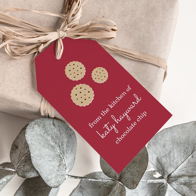 Holiday Gingersnap Personalized Cookie Gift Tags (Creator Uploaded)