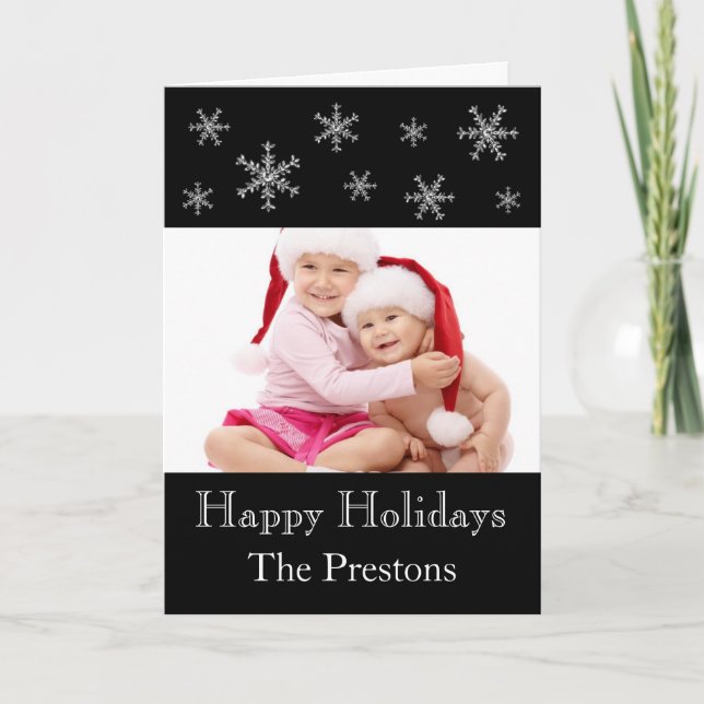 Holiday Glamour Black Card (Front)