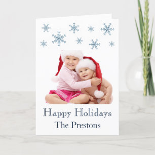 Holiday Glamour White Card